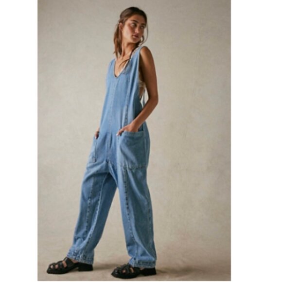 Free People We The Free High Roller Jumpsuit - Picture 3 of 5